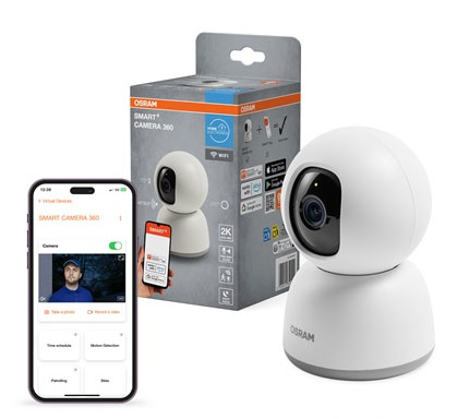 Osram Smart+ beltéri forgatható webkamera